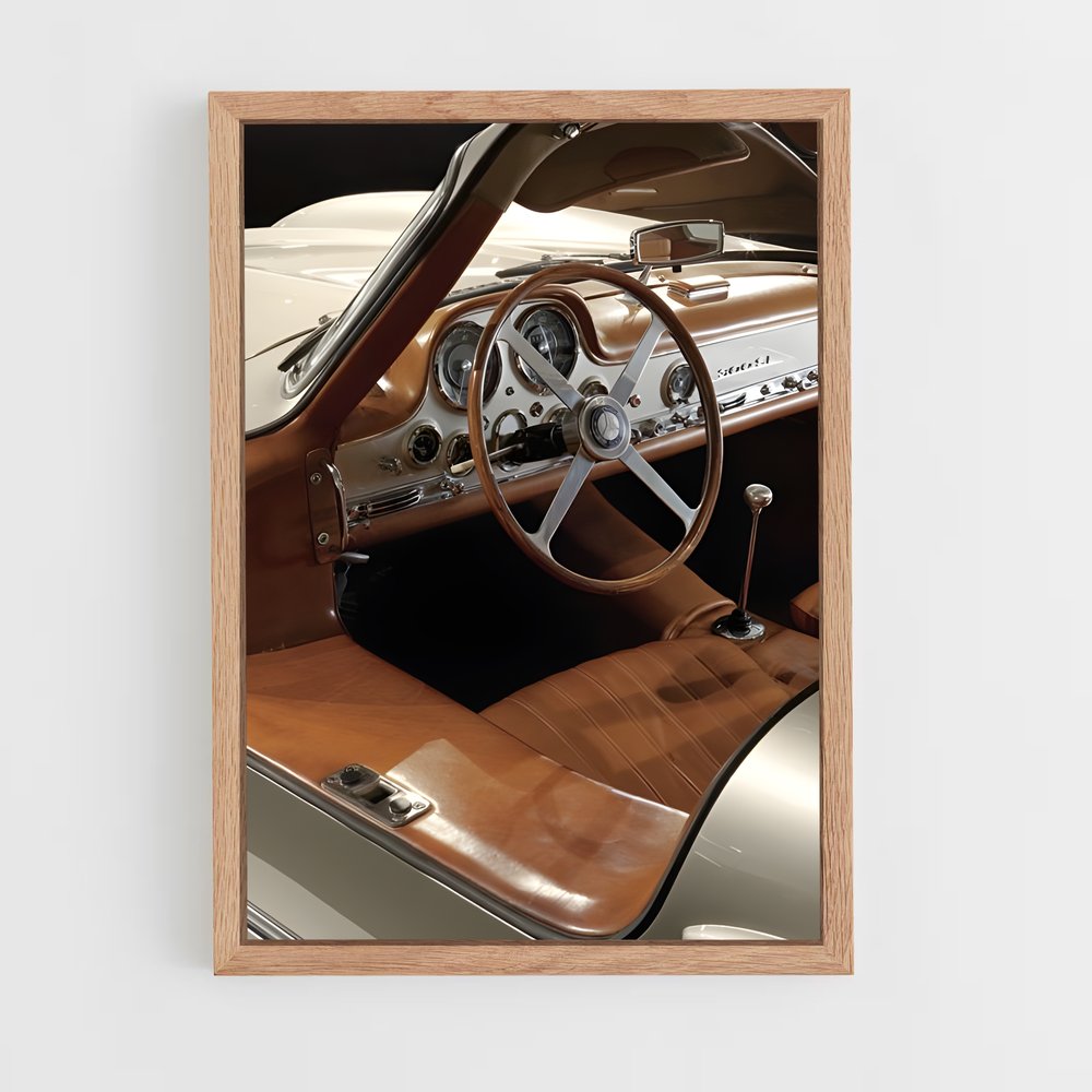 Poster Route de Légende – affiche Mercedes (vue 4)